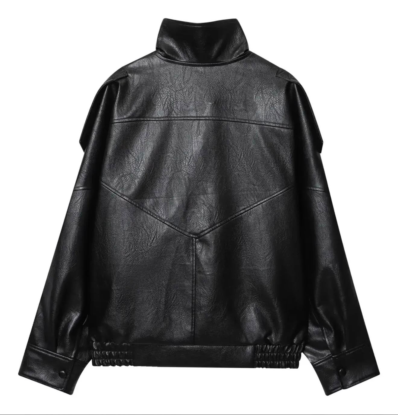 Jaqueta de couro inspiração Zara
