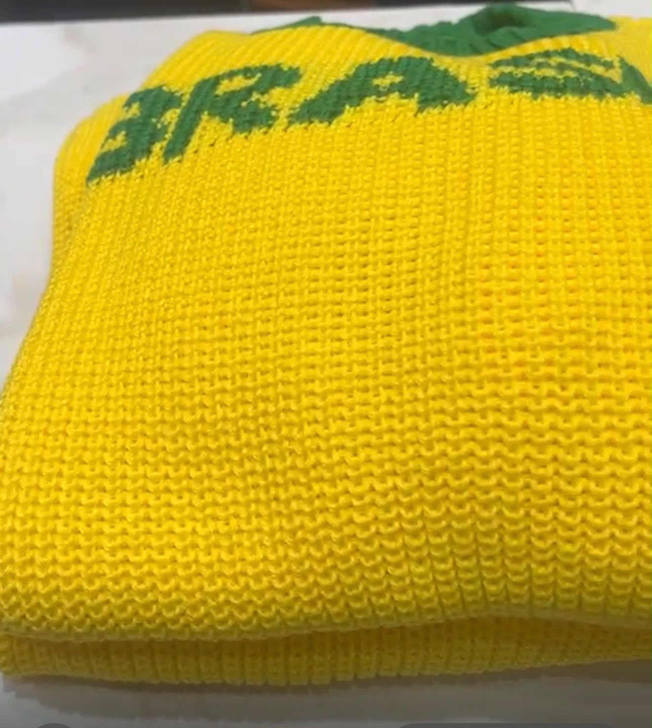 Blusa de tricô Brasil