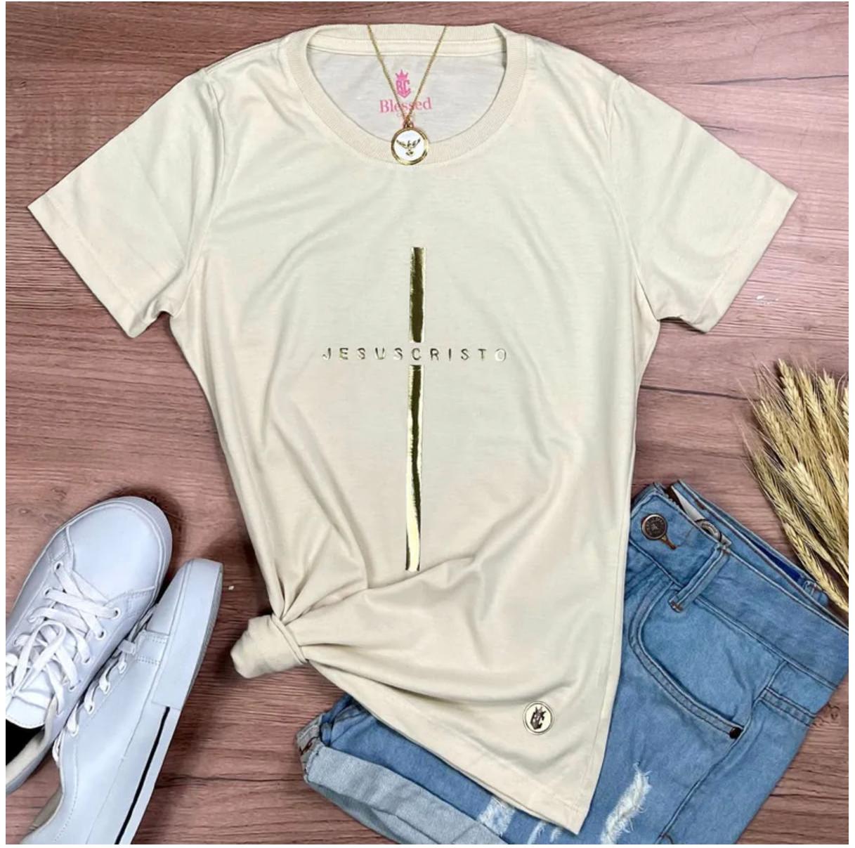 Camiseta Cristã Jesus Cristo