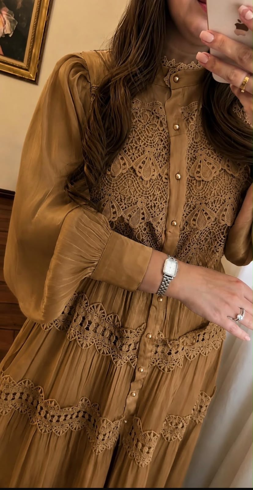 Vestido romântico em chiffon